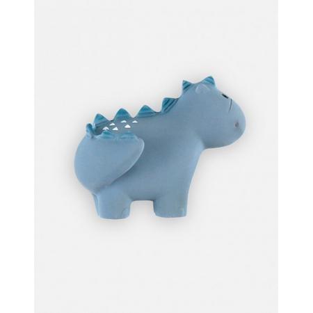 Noukies - Spelen om te groeien - badspeeltje met rammelaar - Dino blauw